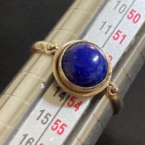 Sterling Silver Lapis Ring size 6.5